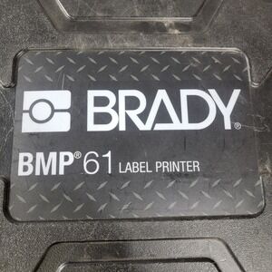 Brady BMP61 Handheld Label Printer Wi-Fi USB Thermal Transfer with Hard Case